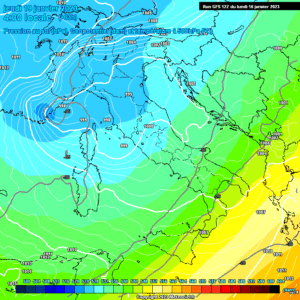 500 hpa giovedi 400
