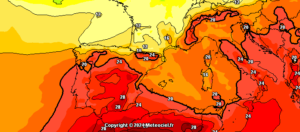 Lunedì 22 (850hpa)