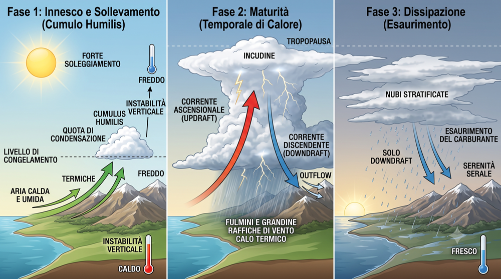 Temporali Termoconvettivi Pomeridiani