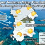 Previsioni Meteo Sardegna 24-27 Luglio