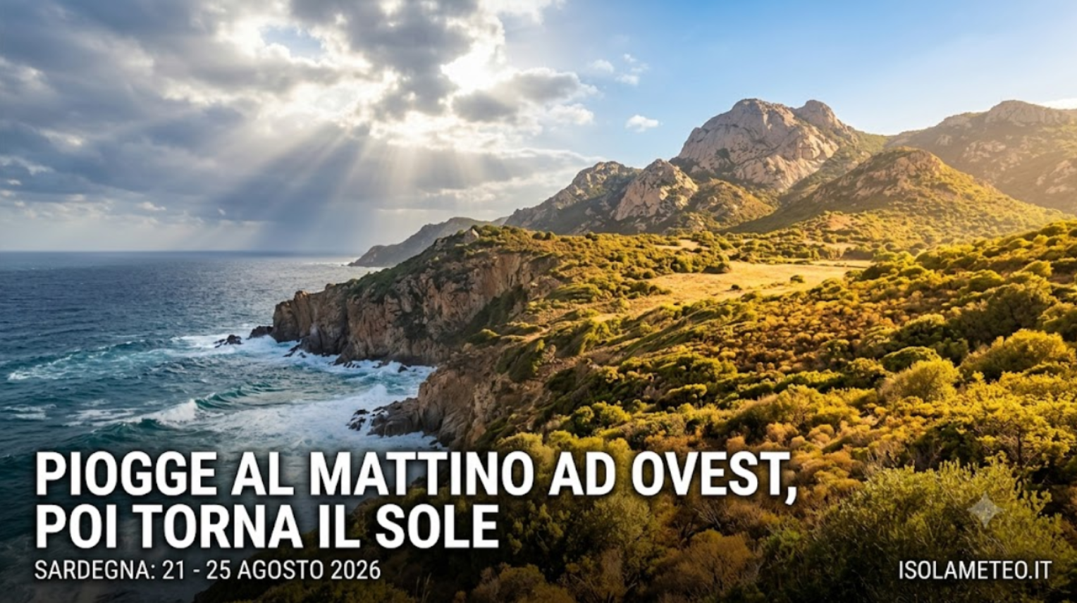 Rapido Fronte Instabile al Mattino di Venerdì 21, poi Spazio a Sole e Caldo Estivo