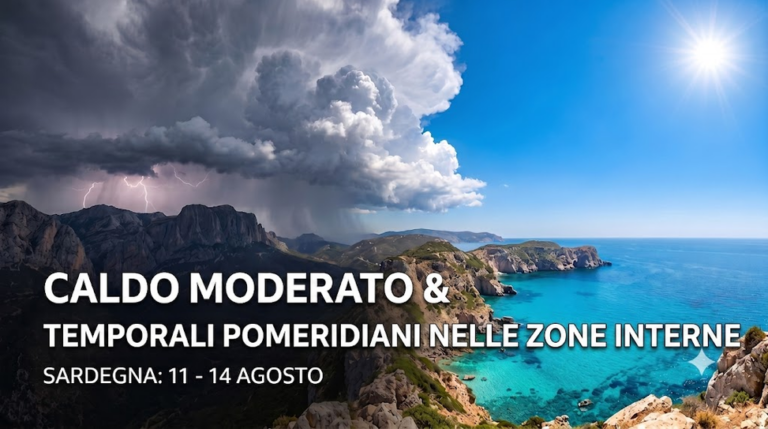 Caldo Estivo e Sole Prevalente, ma con Temporali Pomeridiani sui Rilievi