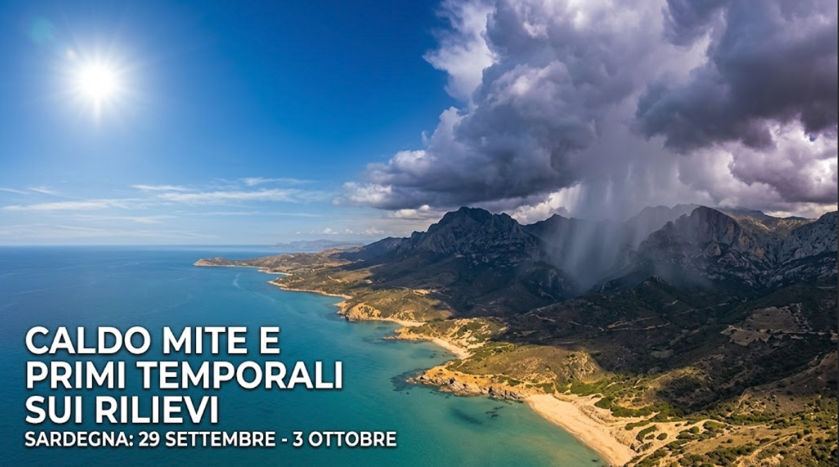 dal tepore tardo-estivo ai primi rovesci