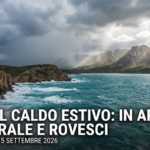 Stop al Caldo Estivo, Irruzione di Maestrale e Rovesci prima di una Fase Fresca (10 - 15 Settembre 2026)